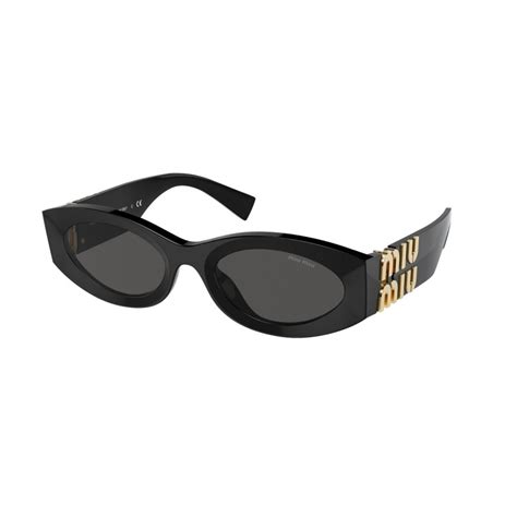 miu miu mu 11ws|Miu Miu™ MU 11WS Oval Sunglasses .